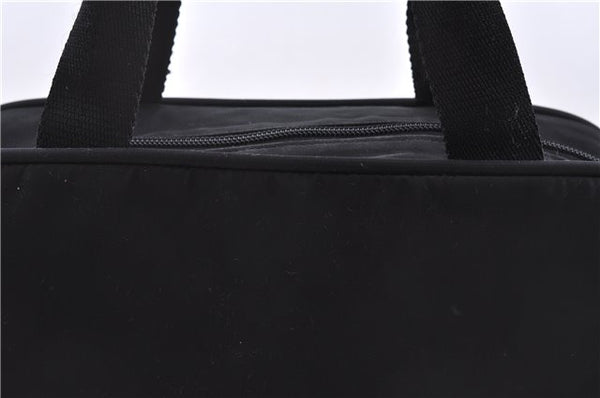 Authentic PRADA Nylon Tessuto Leather Shoulder Hand Bag Purse Black 0538E