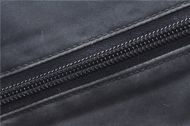 Authentic PRADA Nylon Tessuto Leather Shoulder Hand Bag Purse Black 0538E