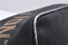 Authentic FENDI Nylon Leather Hand Bag Purse Black 0539D