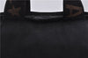 Authentic FENDI Nylon Leather Hand Bag Purse Black 0539D