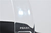 Authentic PRADA Nylon Tessuto Plex Plastic Tote Hand Bag B8166 Black 0539E