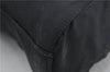 Authentic PRADA Nylon Tessuto Plex Plastic Tote Hand Bag B8166 Black 0539E