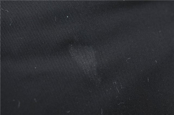 Authentic PRADA Nylon Tessuto Plex Plastic Tote Hand Bag B8166 Black 0539E