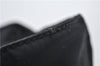 Authentic PRADA Nylon Tessuto Plex Plastic Tote Hand Bag B8166 Black 0539E