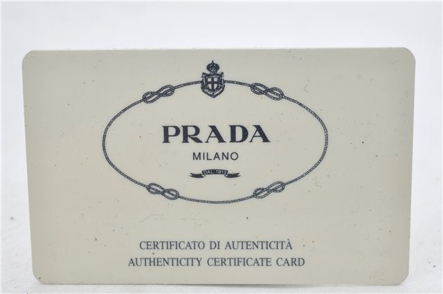 Authentic PRADA Nylon Tessuto Plex Plastic Tote Hand Bag B8166 Black 0539E