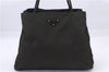 Authentic PRADA Nylon Tessuto Shoulder Hand Bag Purse Green 0541E