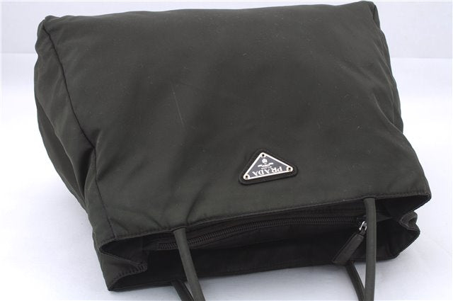 Authentic PRADA Nylon Tessuto Shoulder Hand Bag Purse Green 0541E
