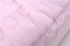 Authentic Salvatore Ferragamo PARFUMS Gancini Hand Bag Purse Nylon Pink 0542F