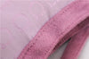 Authentic Salvatore Ferragamo PARFUMS Gancini Hand Bag Purse Nylon Pink 0542F