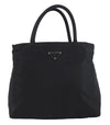 Authentic PRADA Nylon Tessuto Hand Tote Bag Purse Black 0543E