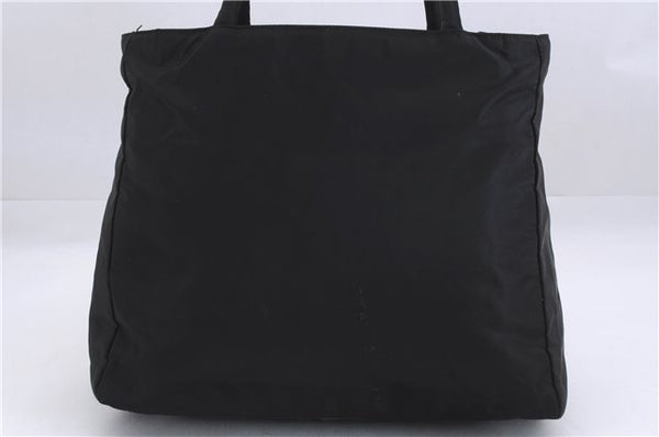 Authentic PRADA Nylon Tessuto Hand Tote Bag Purse Black 0543E