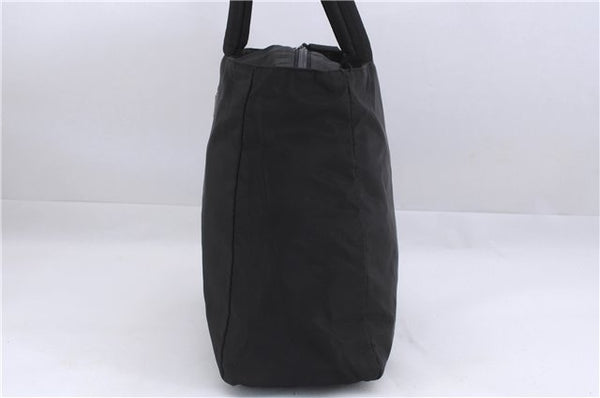 Authentic PRADA Nylon Tessuto Hand Tote Bag Purse Black 0543E