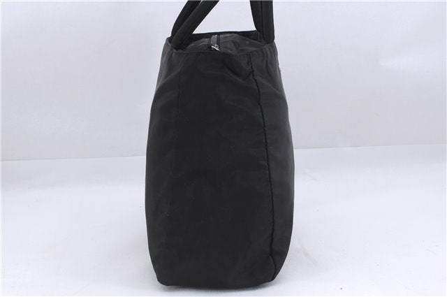 Authentic PRADA Nylon Tessuto Hand Tote Bag Purse Black 0543E