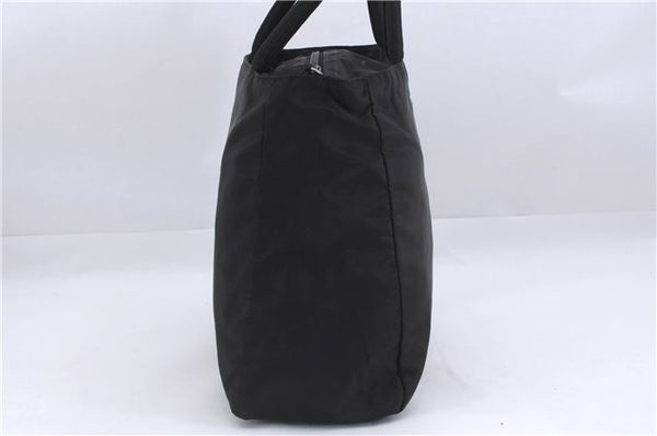 Authentic PRADA Nylon Tessuto Hand Tote Bag Purse Black 0543E