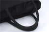 Authentic PRADA Nylon Tessuto Hand Tote Bag Purse Black 0543E