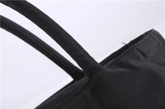 Authentic PRADA Nylon Tessuto Hand Tote Bag Purse Black 0543E