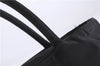 Authentic PRADA Nylon Tessuto Hand Tote Bag Purse Black 0543E