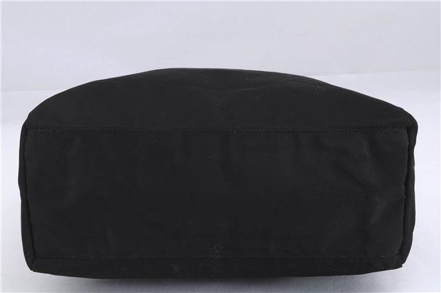 Authentic PRADA Nylon Tessuto Hand Tote Bag Purse Black 0543E