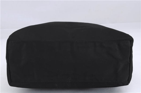 Authentic PRADA Nylon Tessuto Hand Tote Bag Purse Black 0543E