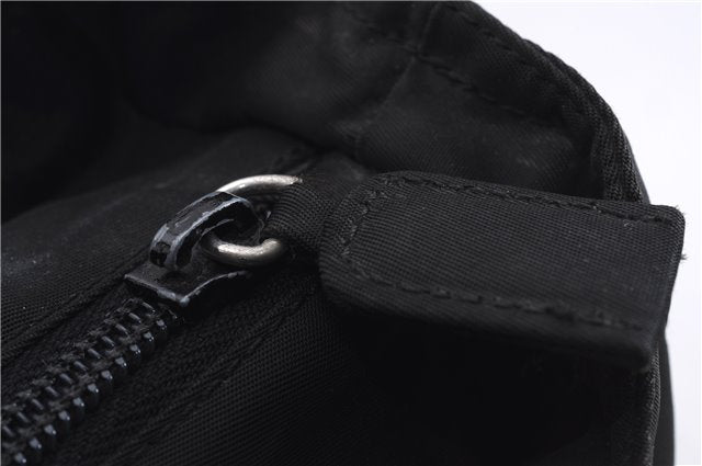 Authentic PRADA Nylon Tessuto Hand Tote Bag Purse Black 0543E