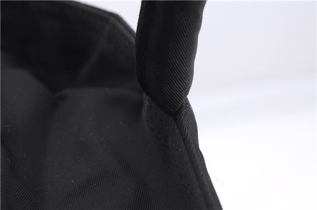 Authentic PRADA Nylon Tessuto Hand Tote Bag Purse Black 0543E