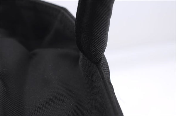 Authentic PRADA Nylon Tessuto Hand Tote Bag Purse Black 0543E
