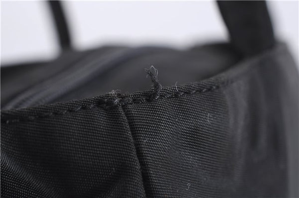 Authentic PRADA Nylon Tessuto Hand Tote Bag Purse Black 0543E