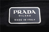 Authentic PRADA Nylon Tessuto Hand Tote Bag Purse Black 0543E