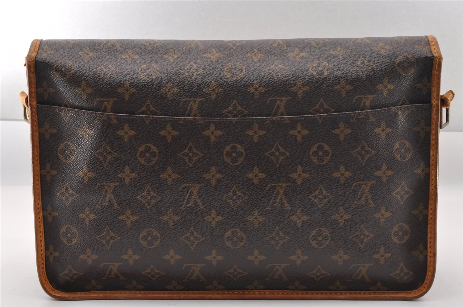 Authentic Louis Vuitton Monogram Gibeciere GM Shoulder Bag M42246 Junk 0543I