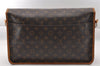 Authentic Louis Vuitton Monogram Gibeciere GM Shoulder Bag M42246 Junk 0543I