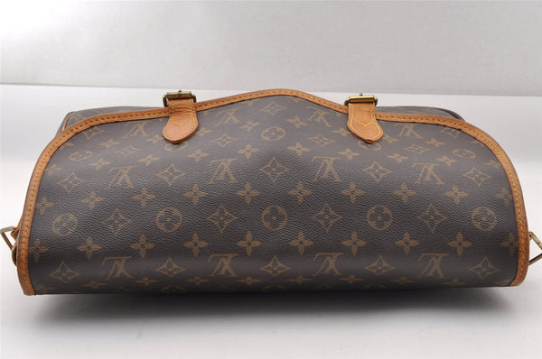Authentic Louis Vuitton Monogram Gibeciere GM Shoulder Bag M42246 Junk 0543I