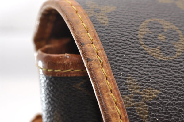 Authentic Louis Vuitton Monogram Gibeciere GM Shoulder Bag M42246 Junk 0543I