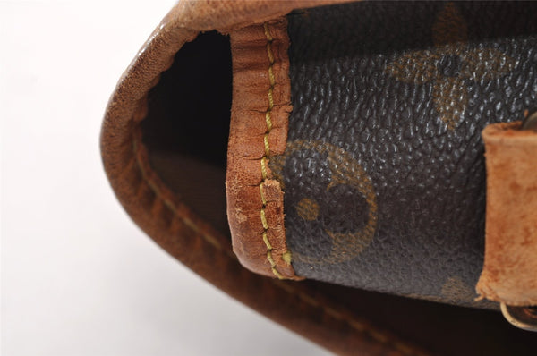 Authentic Louis Vuitton Monogram Gibeciere GM Shoulder Bag M42246 Junk 0543I