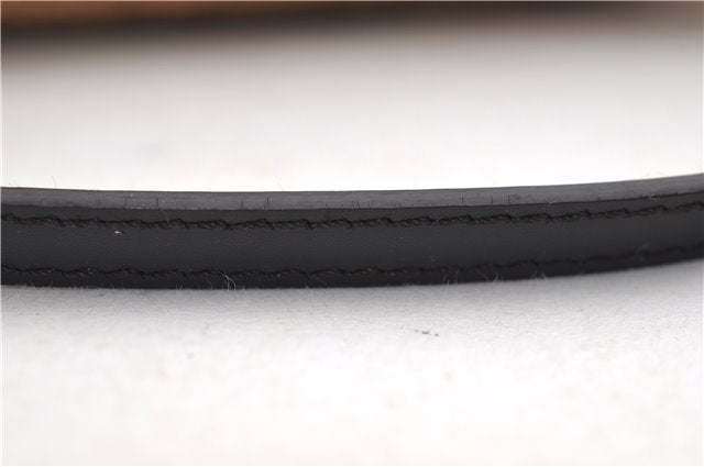 Authentic GUCCI Hand Bag Pouch Purse GG Canvas Leather 07198 Brown 0545E