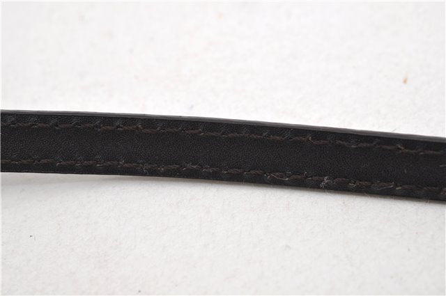 Authentic GUCCI Hand Bag Pouch Purse GG Canvas Leather 07198 Brown 0545E