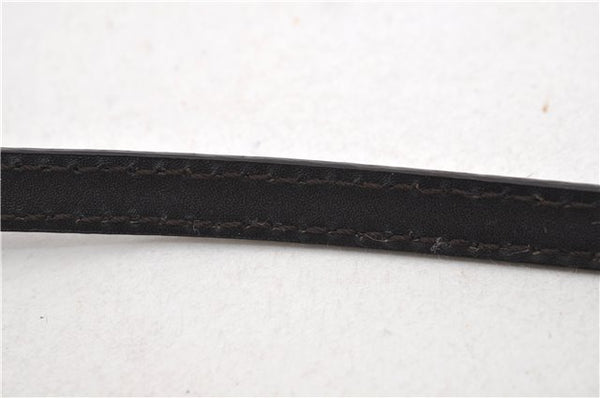 Authentic GUCCI Hand Bag Pouch Purse GG Canvas Leather 07198 Brown 0545E