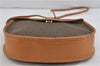 Authentic YVES SAINT LAURENT Shoulder Cross Body Bag PVC Leather Brown 0546D