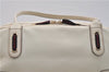 Authentic GUCCI Princy Ribbon Shoulder Hand Bag Leather 161720 Ivory 0547E