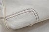 Authentic GUCCI Princy Ribbon Shoulder Hand Bag Leather 161720 Ivory 0547E