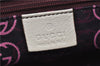 Authentic GUCCI Princy Ribbon Shoulder Hand Bag Leather 161720 Ivory 0547E