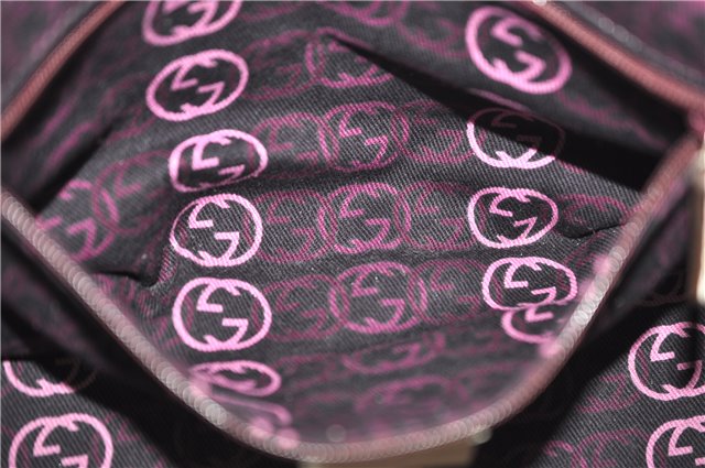 Authentic GUCCI Princy Ribbon Shoulder Hand Bag Leather 161720 Ivory 0547E