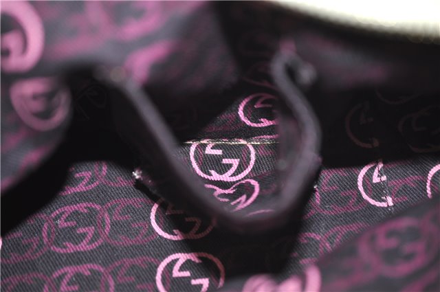 Authentic GUCCI Princy Ribbon Shoulder Hand Bag Leather 161720 Ivory 0547E