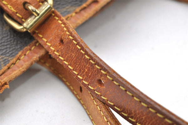 Authentic Louis Vuitton Monogram Bucket PM Shoulder Tote Bag M42238 Junk 0547I