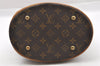 Authentic Louis Vuitton Monogram Bucket PM Shoulder Tote Bag M42238 Junk 0547I