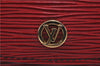 Authentic Louis Vuitton Epi Montaigne 27 Clutch Bag Red M52657 LV 0548D