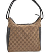Authentic GUCCI Shoulder Hand Bag Purse GG Canvas Leather 0013766 Brown 0548E