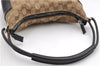 Authentic GUCCI Shoulder Hand Bag Purse GG Canvas Leather 0013766 Brown 0548E