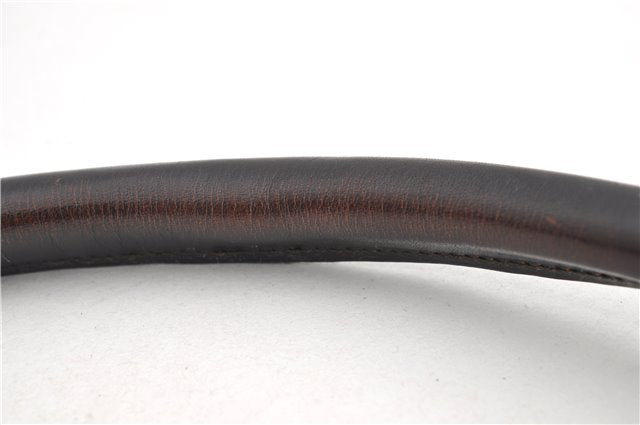 Authentic GUCCI Shoulder Hand Bag Purse GG Canvas Leather 0013766 Brown 0548E