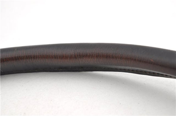 Authentic GUCCI Shoulder Hand Bag Purse GG Canvas Leather 0013766 Brown 0548E