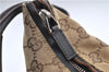 Authentic GUCCI Shoulder Hand Bag Purse GG Canvas Leather 0013766 Brown 0548E
